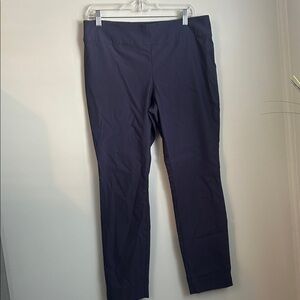 NIC+ZOE Rich Purple Pants 75%Rayon , 21%Nylon , 3% Spandex, Size 14